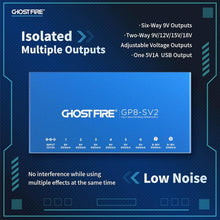Load image into Gallery viewer, GHOST FIRE Compact Pedal Power Supply with 5V USB - Short Circuit Protection
