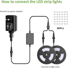 Load image into Gallery viewer, Smart WiFi RGB LED Strip Lights - 105FT Multicolor for Cheerful Outdoor Spaces