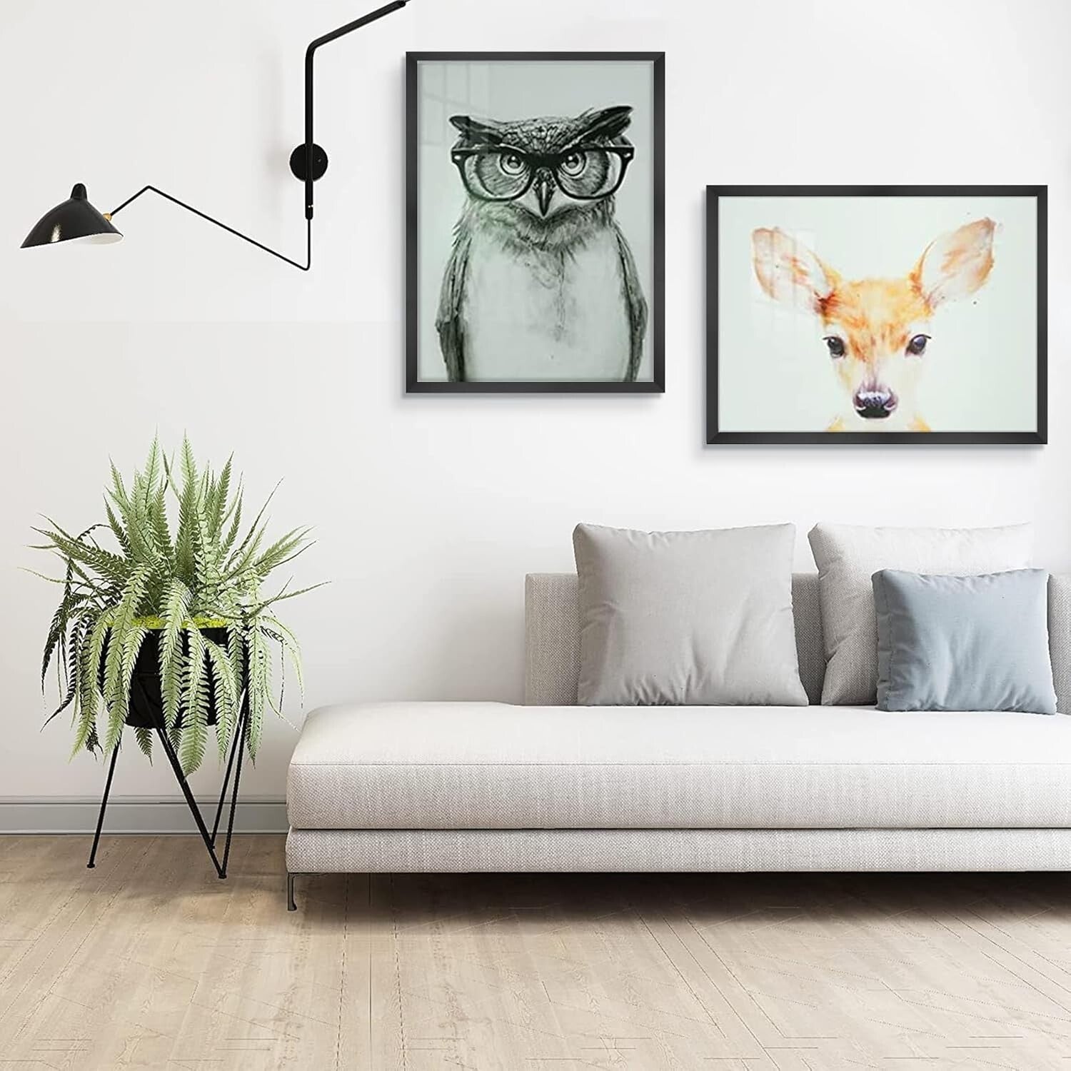 Stylish 18x24 Wall Frame with High-Definition Glass - Portrait or Landscape