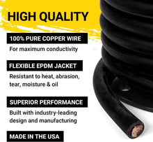 Load image into Gallery viewer, Premium 25 Ft 600V Copper Welding Lead Cable - DIY Flexibility and Strength