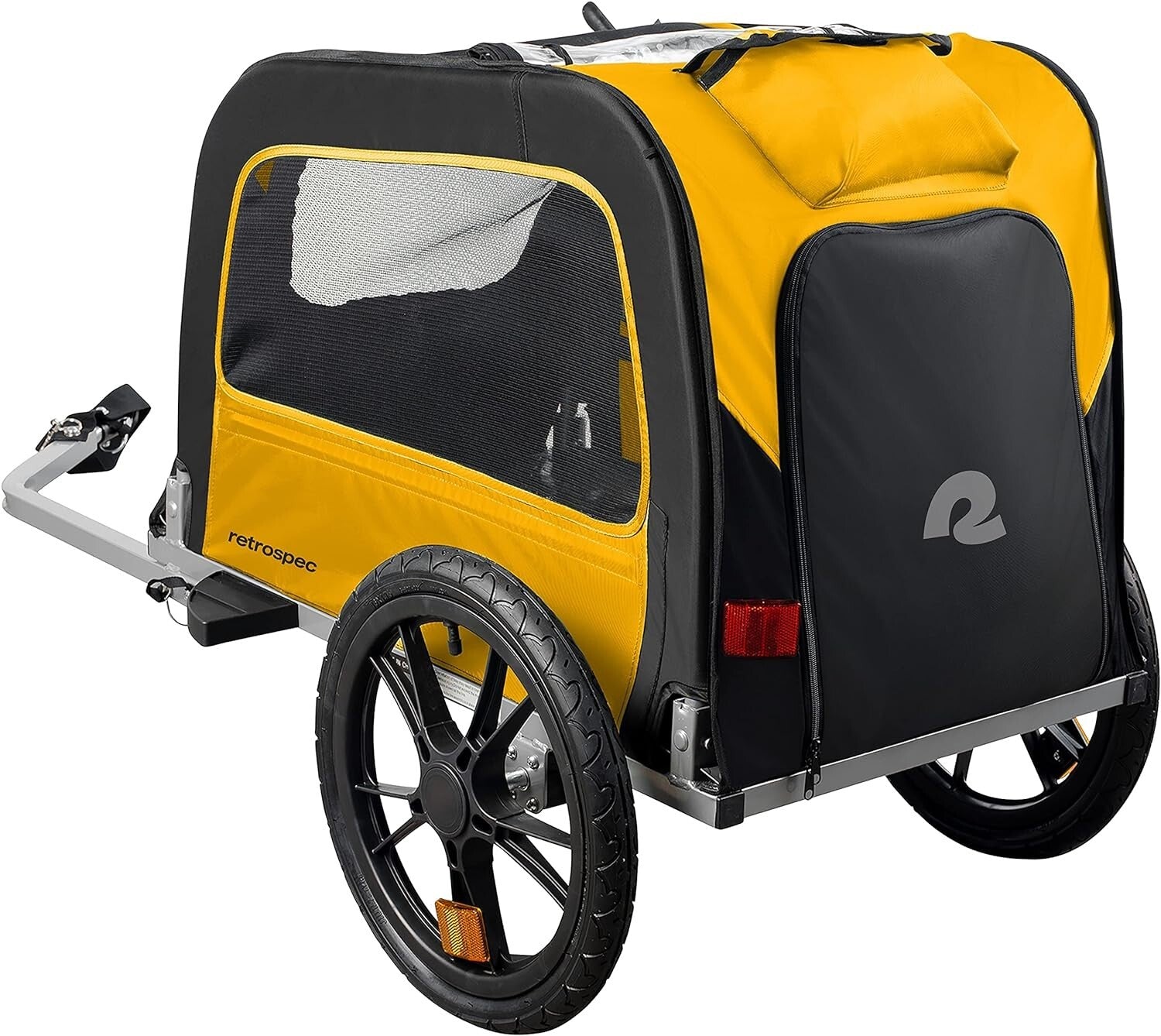 Compact Folding Pet Bike Trailer with Safety Features for Adventurous Pet Owners