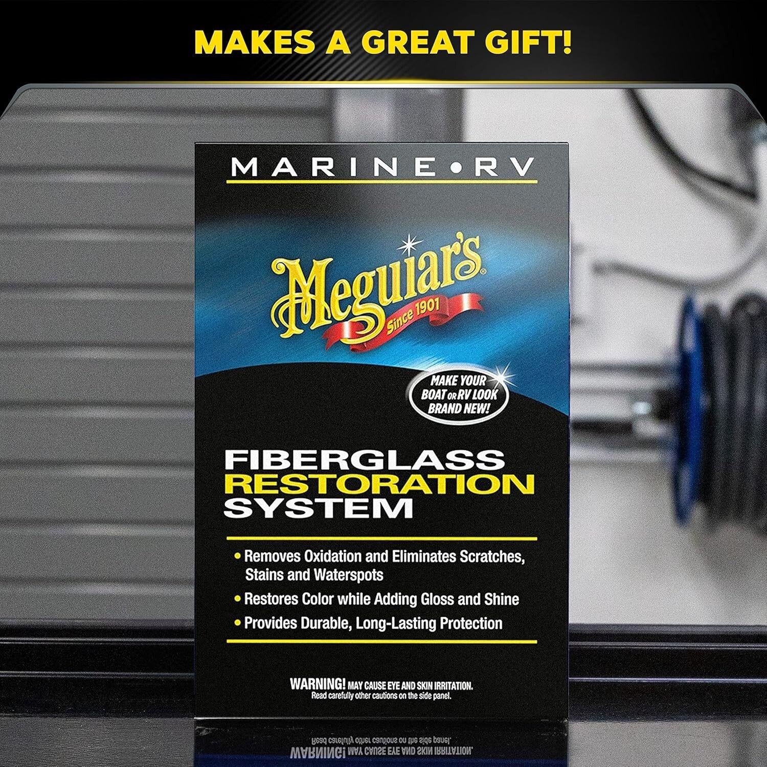 Marine/RV Fiberglass Restoration Kit for Ultimate Oxidation Removal & Shine