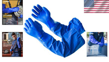 Load image into Gallery viewer, Multipurpose Elbow Length PVC Work Gloves for Chemical Resistance - 2 Pairs