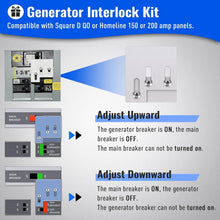 Load image into Gallery viewer, ETL Certified 30 Amp 30 FT Generator Extension Cord with Pre-Drilled Inlet Box