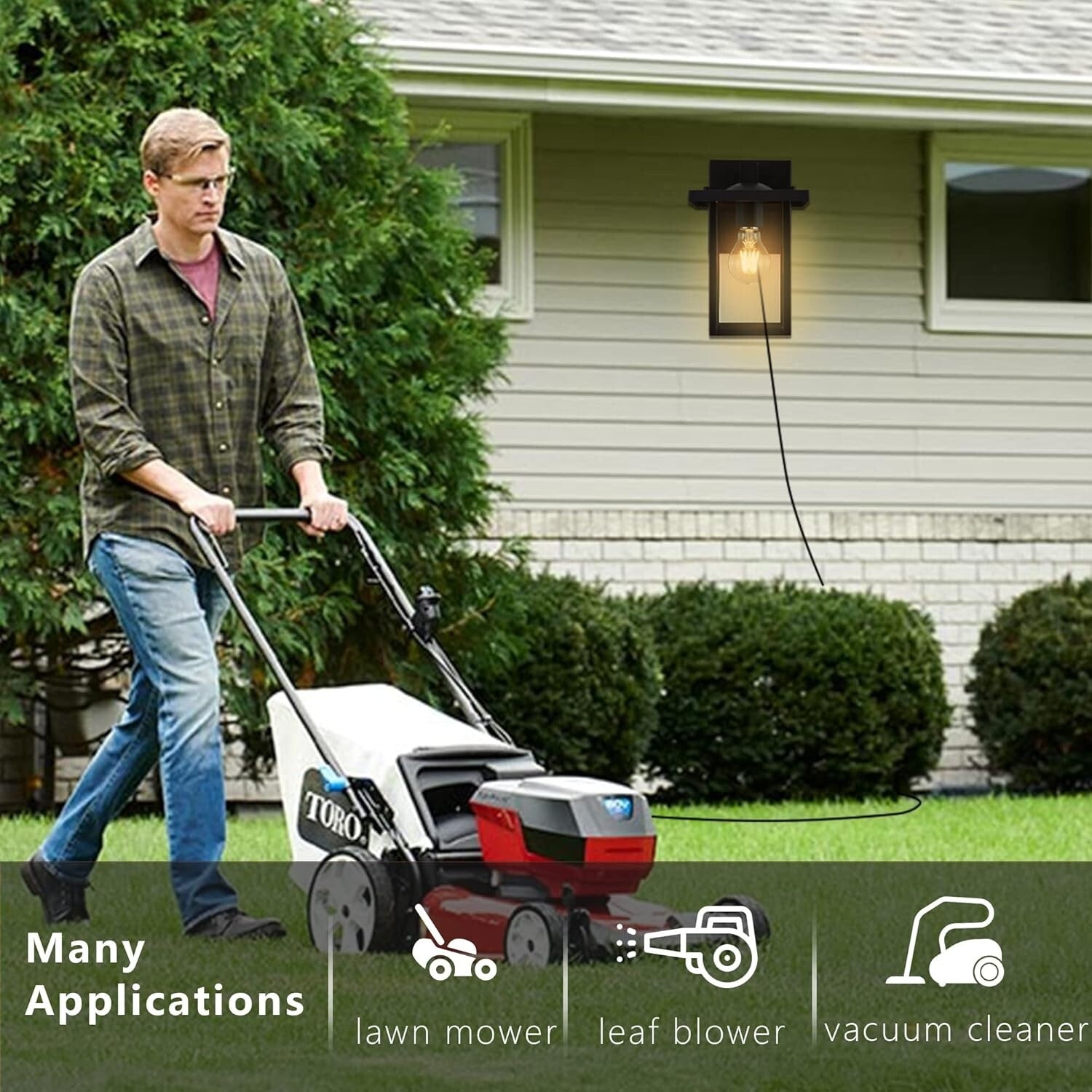 Classic Aluminum Outdoor Sconce with GFCI Outlet - Weather-Resistant & Stylish