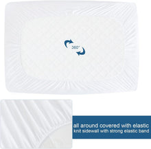 Load image into Gallery viewer, 10 Pack Noiseless Waterproof Twin XL Mattress Protector - Plush Terry Cover