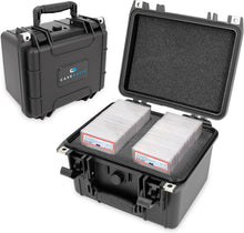 Load image into Gallery viewer, Crushproof Card Storage Box with Dividers for 40 BGS PSA Slabs &amp; 150 Top Loaders