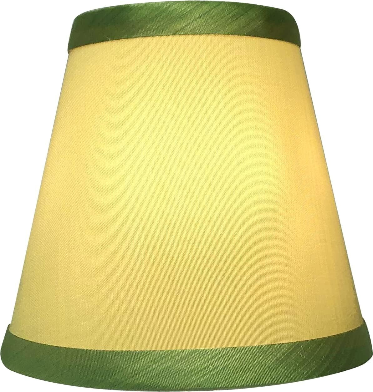Elegant Light Green Clip-On Chandelier Shades - Traditional Empire Lamp Shade