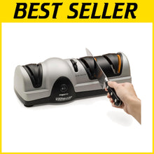 Load image into Gallery viewer, 3-Stage Professional Electric Knife Sharpener for Kitchen &amp; Sport Knives