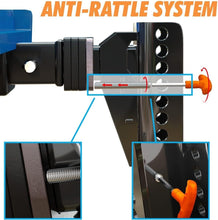 Load image into Gallery viewer, Powder-Coated Adjustable Trailer Hitch - 20,000 LBS, Weather-Resistant Design