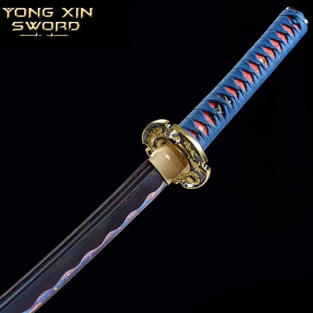 Authentic Japanese Katana - Clay Tempered, 1.4kg, Includes Scabbard, Sharp Edge