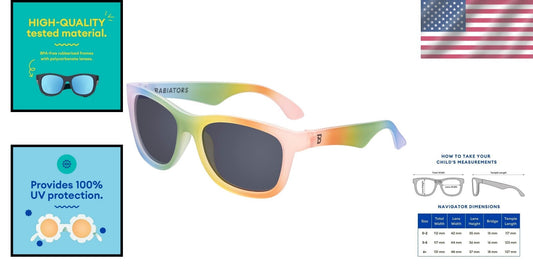 Bendable Baby Sunglasses with UV Protection - Perfect for Toddlers and Kids