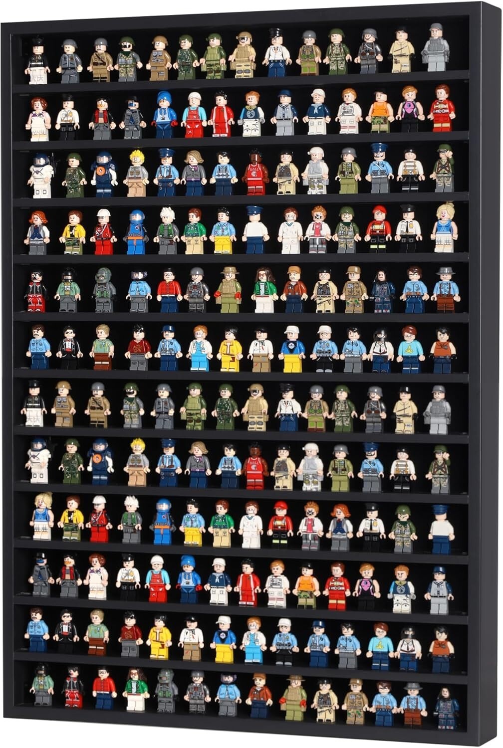 Open Front Hot Wheels Display Case for 1:64 Scale Die-Cast Cars - Wall Mount