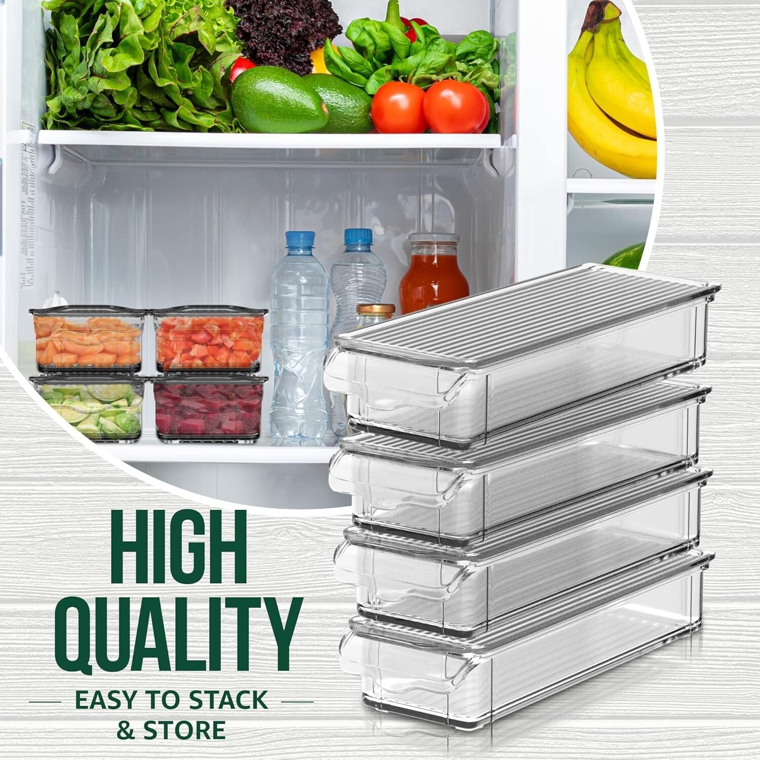 Space-Saving Bamboo Cutting Board & Drawer Set - Perfect for Hosting and Gifting