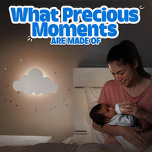 Load image into Gallery viewer, Whimsical LED Cloud Lights - Cute Battery-Powered Wall Fixtures for Baby Rooms