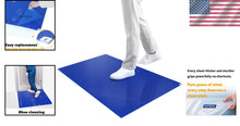 Load image into Gallery viewer, ISO-Certified Tacky Mats 24" x 36" Blue Case of 4 - Maintains Hygienic Floors