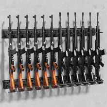 Load image into Gallery viewer, Durable Steel Wall-Mounted Gun Rack - Adjustable Display for Shotguns &amp; Rifles