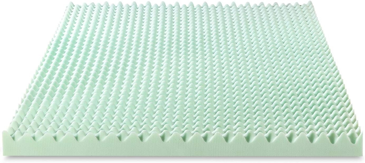 Breathable 4-Inch Twin Memory Foam Topper with Aloe Infusion for Restful Sleep