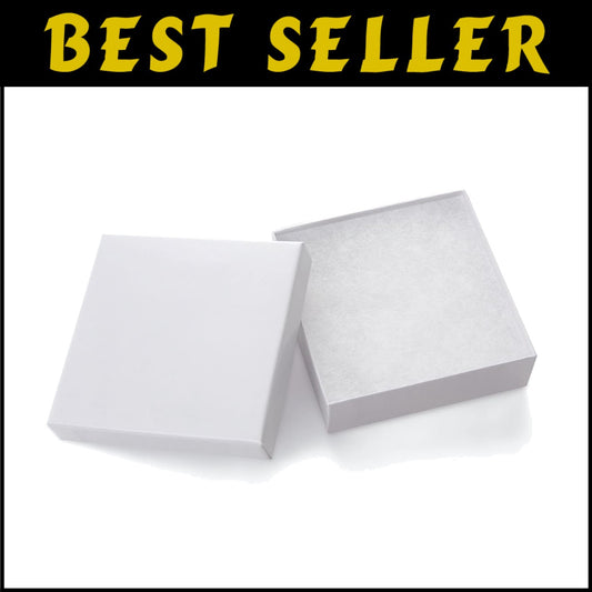 Multi-Use Gift Boxes 3.5x3.5x1 Inch - Perfect for Jewelry, Collectibles, and DIY