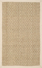 Load image into Gallery viewer, Natural Fiber Accent Rug - 2'6" x 4' Seagrass in Beige Border - Durable Design