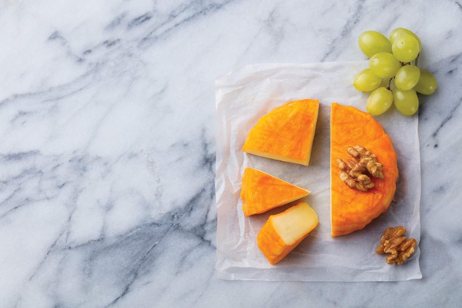 Elegant White Marble Pastry Board 16x20 - Ideal Baking Surface for Pastries