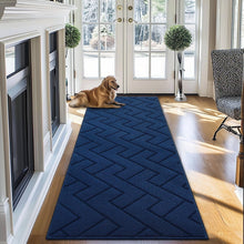 Load image into Gallery viewer, Geometric Patterned 2x6 ft Low Profile Doormat - Water Resistant &amp; Absorbent