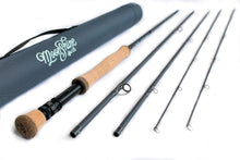 Load image into Gallery viewer, Fast Action Fly Fishing Rod, 9ft, with Extra Tip &amp; Cordura Tube by Moonshine