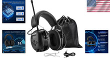 Load image into Gallery viewer, Innovative Bluetooth Earmuffs with FM/AM Radio, Comfortable Fit &amp; 48hrs Playtime