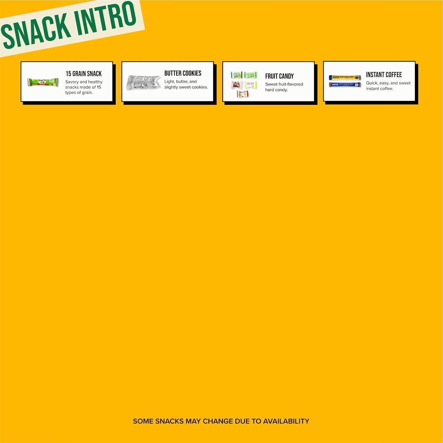 Delightful 48-Count Korean Snack Box - Perfect for Care Packages & Parties