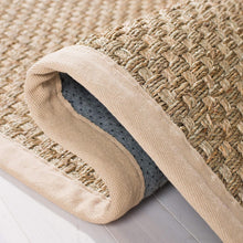Load image into Gallery viewer, Natural Fiber Accent Rug - 2'6" x 4' Seagrass in Beige Border - Durable Design