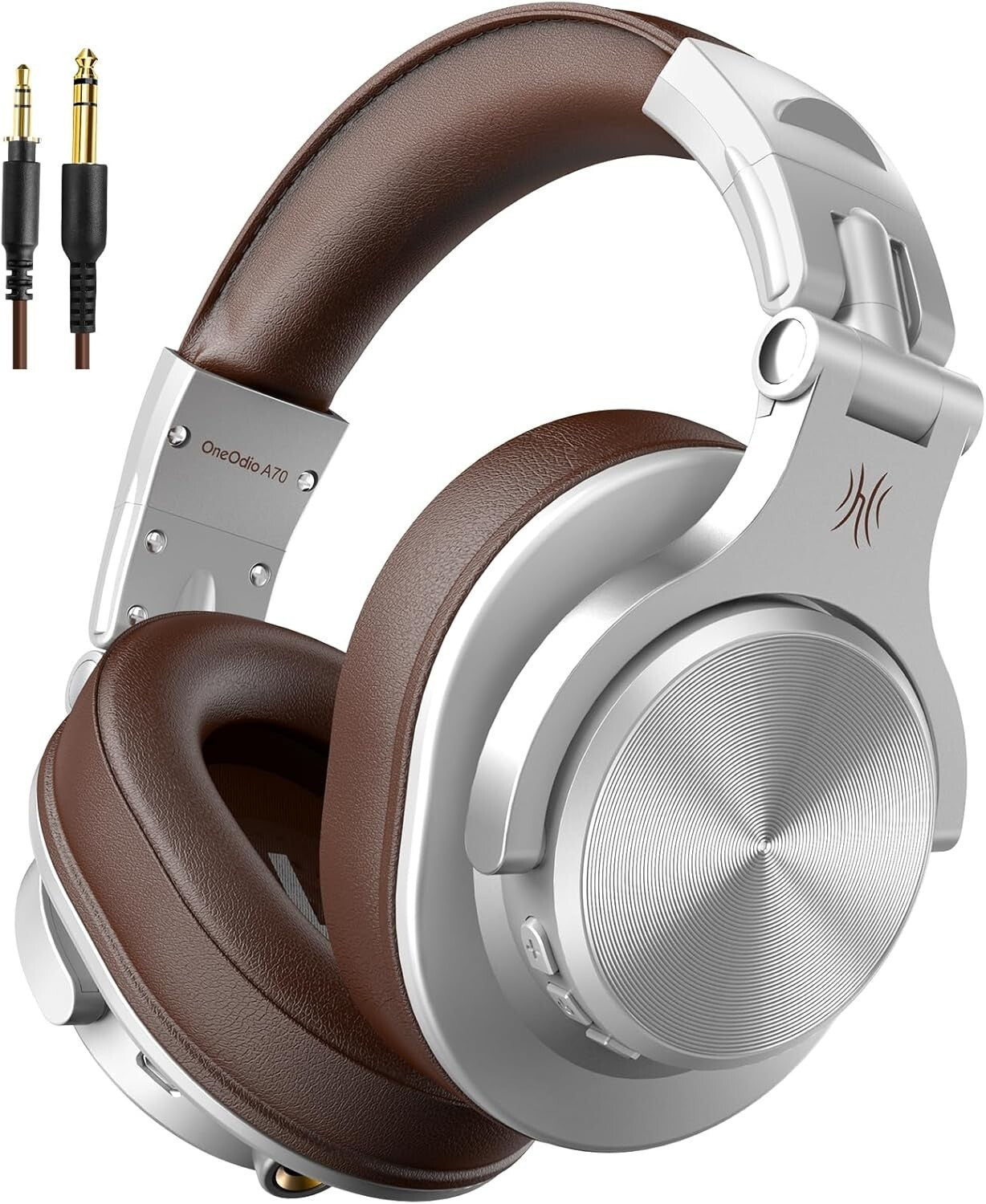 Elegant Over-Ear A70 Headphones - Bluetooth 5.2, 72H Playtime, Wired Support