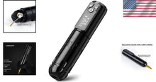 Load image into Gallery viewer, Ergonomic Tattoo Pen Machine - Water-Resistant with RCA Adapter &amp; Charging Cable