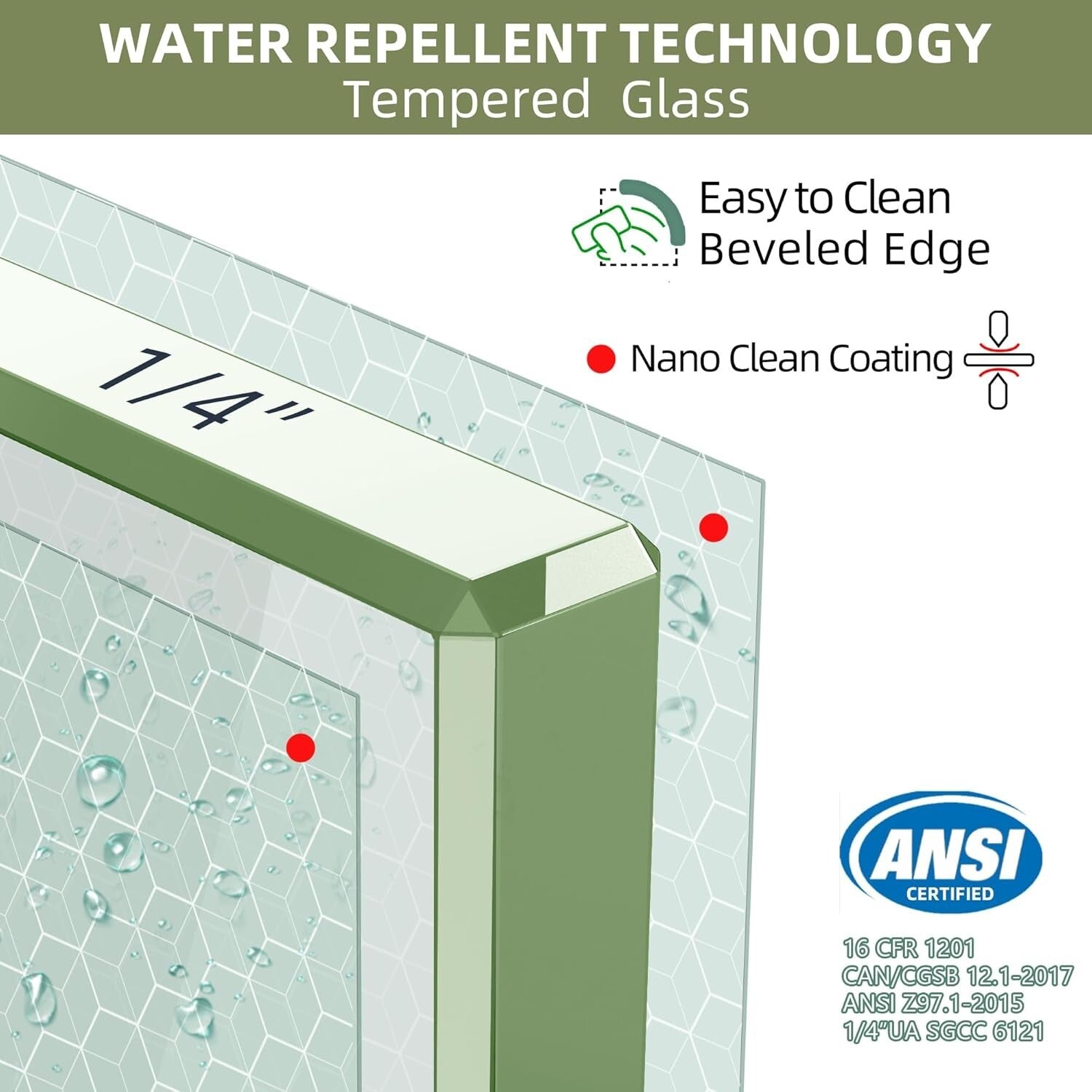 Versatile Reversible 60 in. Tub Shower Door - Anti-Crash Design in Matte Black