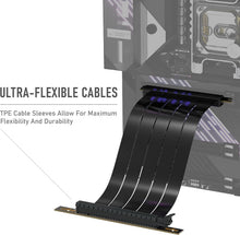 Load image into Gallery viewer, Ultra Soft PCI Express 4.0 Riser Cable - Right Angle Connector for GPUs (20cm)