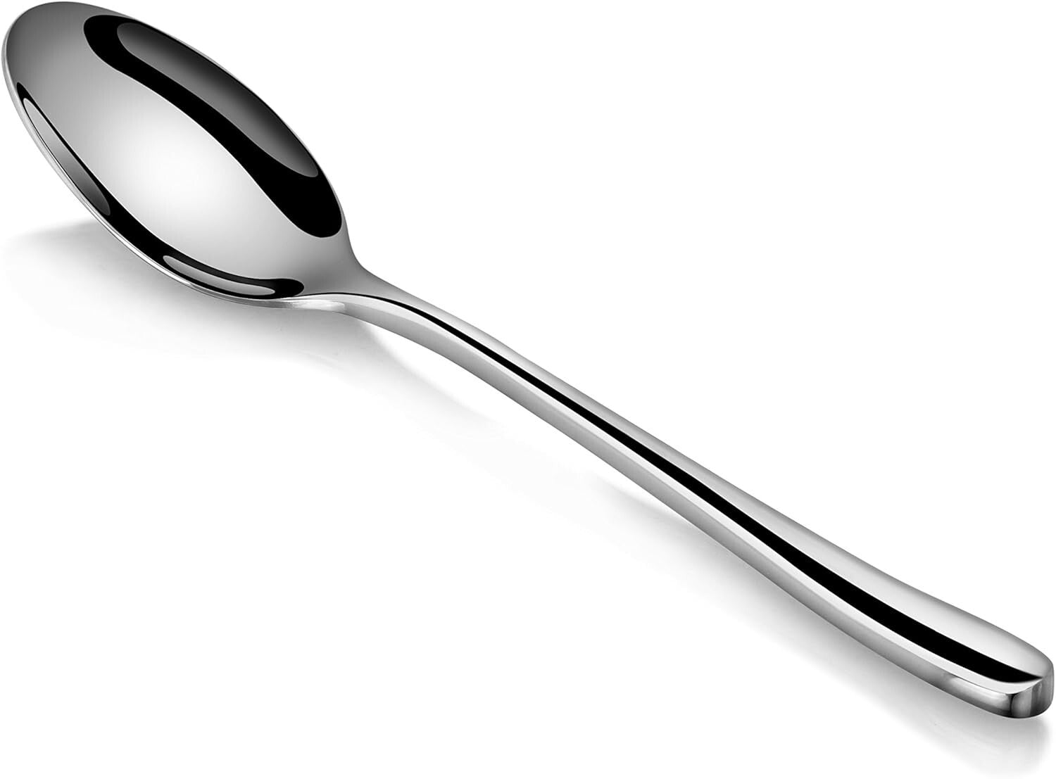 Elegant 12-Piece Stainless Steel Teaspoon Set - Classic Rain II Design