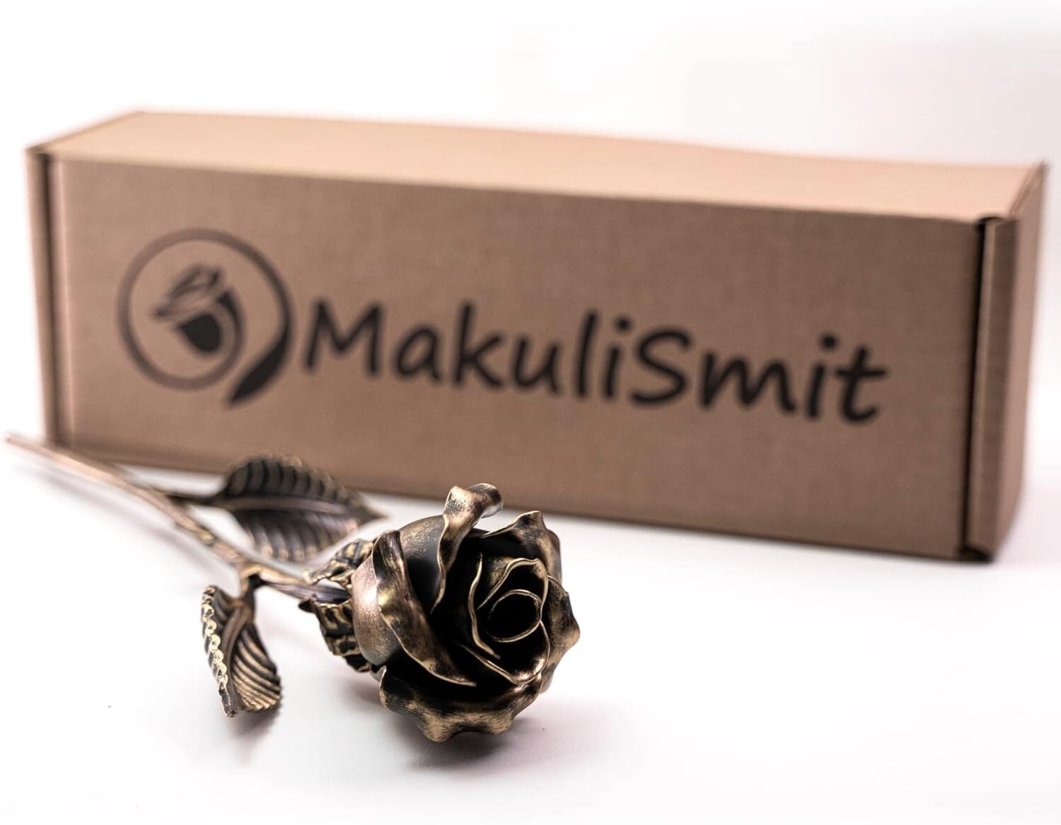 Elegant Handcrafted Bronze Rose - Perfect for Valentine’s Day and Weddings