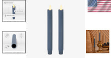 Load image into Gallery viewer, Spring Lake LED Flickering Taper Candles - Battery Operated, Safe for Home Use