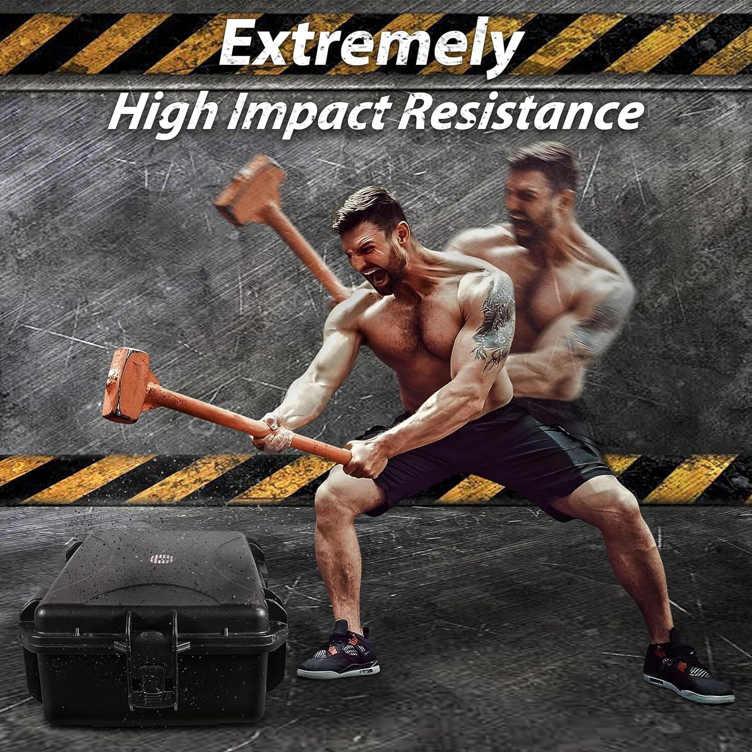 Lightweight ABS Hard Pistol Carrier with Desiccant for Safe Storage & Travel