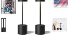 Load image into Gallery viewer, Stylish Rechargeable Table Lamps (Set of 2): Portable &amp; Long-lasting Light