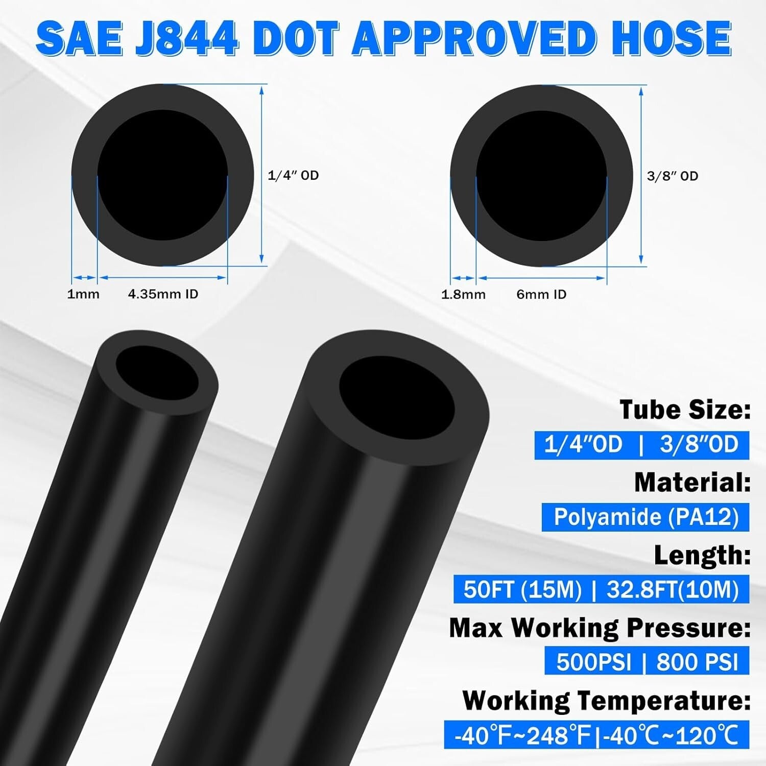 55-Piece Quick Connect Air Hose Fittings Kit - Multiple Sizes & Durable Storage