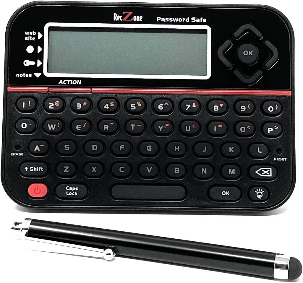 Modern Password Keeper with QWERTY Interface & Auto-Lock - Ultimate Protection