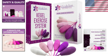 Load image into Gallery viewer, Premium 6 Silicone Kegel Exercisers with Natural Biofeedback - Easy &amp; Effective