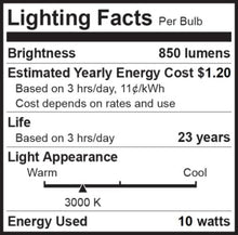 Load image into Gallery viewer, Energy-Efficient 20-Pack LED Bulbs, 3000K Soft White, Dimmable &amp; Flicker-Free