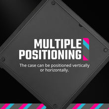 Load image into Gallery viewer, Versatile Micro-ATX Case with Edge-to-Edge Glass &amp; Efficient Cable Management