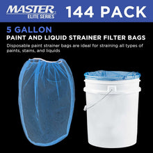 Load image into Gallery viewer, Master Elite 5 Gallon Paint Strainer Filter Bags, Pack of 144 - Fine Nylon Mesh