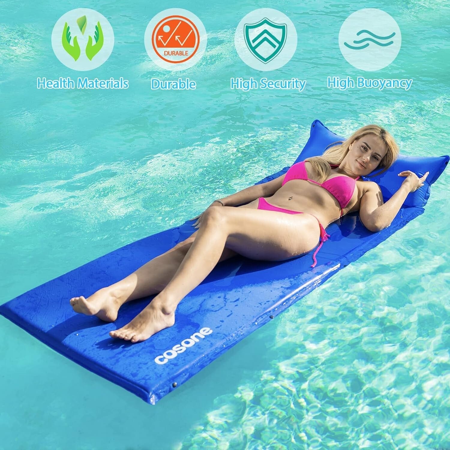 Multi-Person Capable Pool Float – Durable and Portable for Water Enjoyment