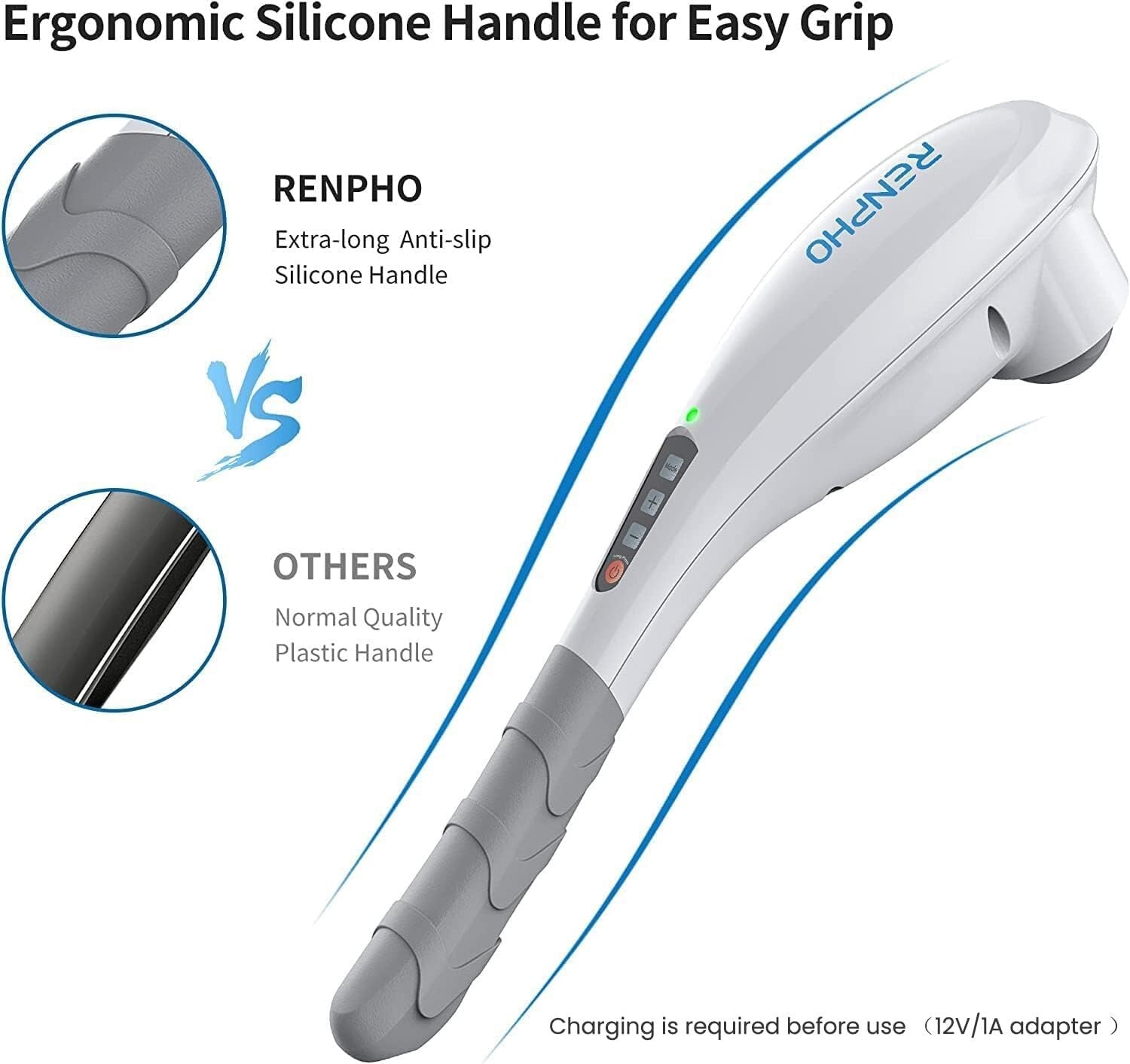 Lightweight Cordless Back Massager for Effective Muscle Relaxation at Home