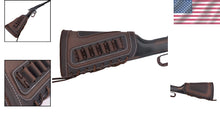 Load image into Gallery viewer, Stylish Leather-Bound Recoil Pad Extension &amp; Shell Holder for Rifles &amp; Shotguns