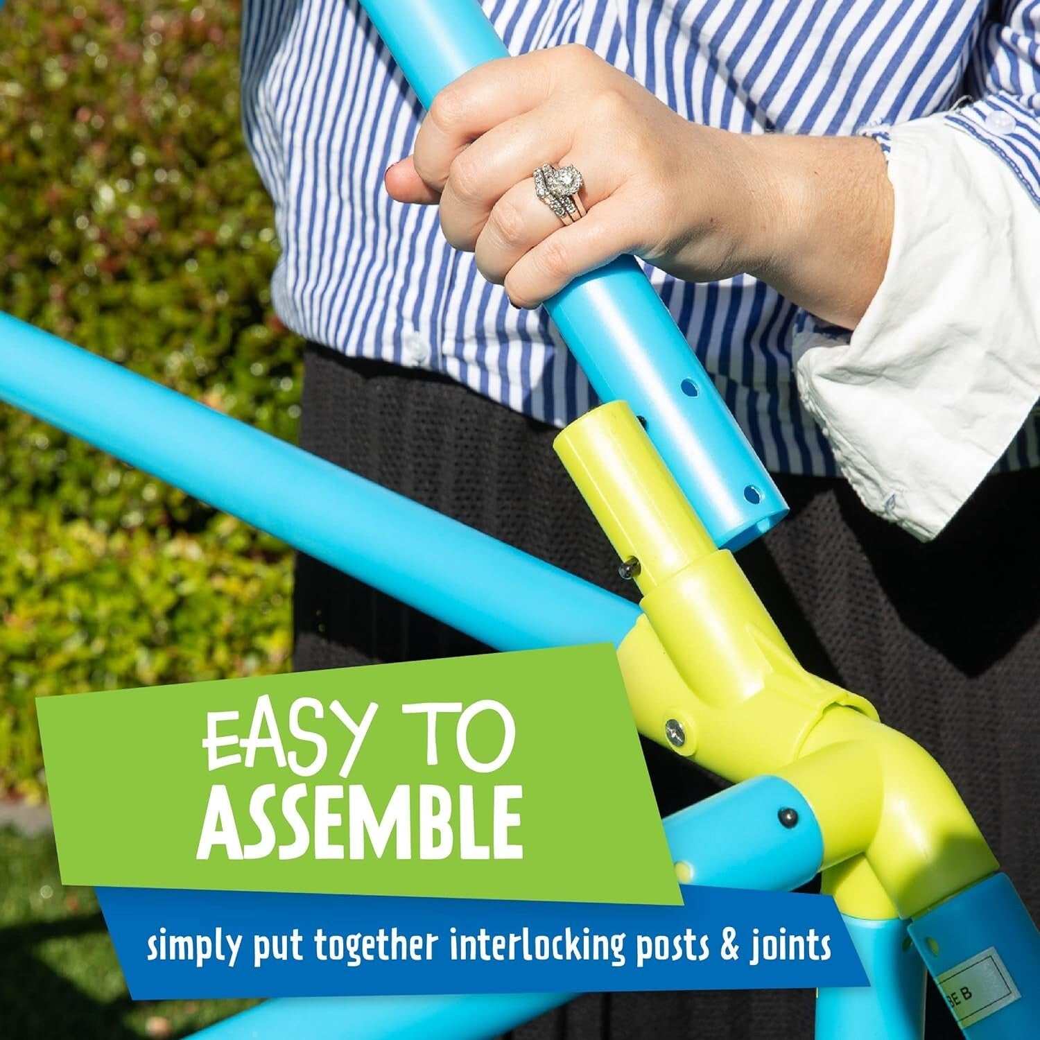 Lightweight Indoor/Outdoor Kids Climbing Tower - Mega Pyramid Design, 3-8 Years