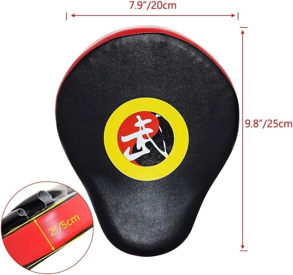 Lightweight Curved Kick Pad Set with Breathable Design for Martial Arts Training